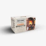 REKORD 10 kg Braunkohlebriketts Tüte PAL (90 x 10 kg) – Bild 2