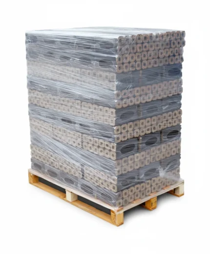 Pini Kay Premium Buchenbriketts 960 kg Palette – 100 % Buche mit hoher Heizleistung
