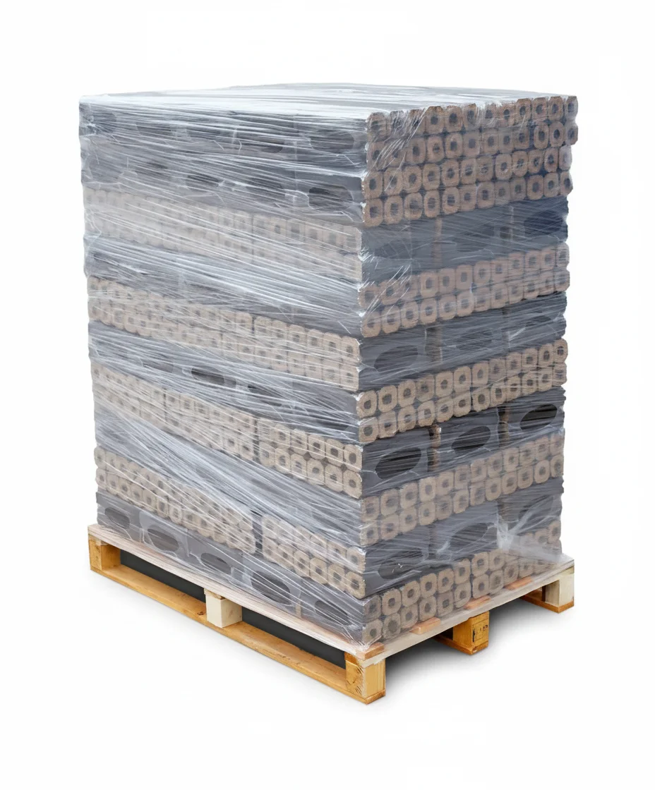 VESX Pini Kay Premium Buchenbriketts 960 kg Palette – 100 % Buche mit hoher Heizleistung – Bild 1